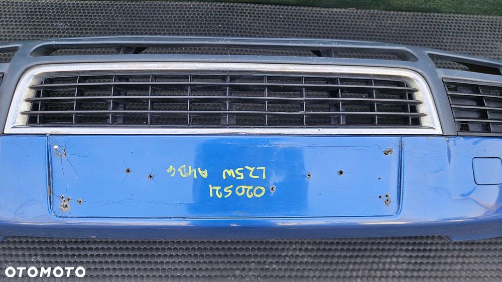 Zderzak Przód Przedni Niebieski LZ5W Belka Kratki Halogeny Audi A4 B6 Sedan Kombi - 19