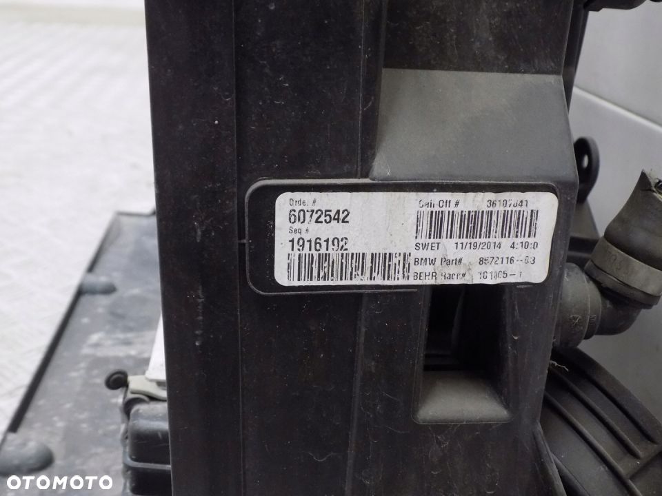 BMW F15 F16 CHŁODNICA WENTYL KOMPLET 20iA 245PS - 5