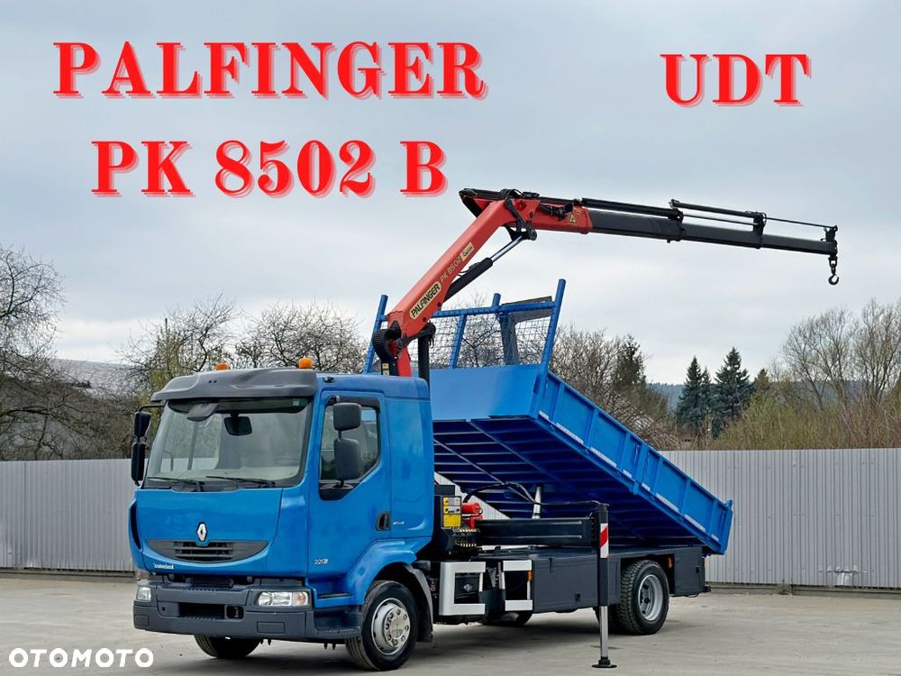 Renault MIDLUM 220 * PALFINGER PK 8502 B * STAN BDB - 1