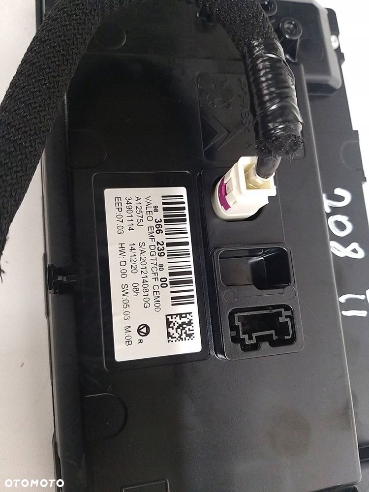 peugeot 208 ii 19r> ekran wyświetlacz nawigacji 963662398000 europa - 5