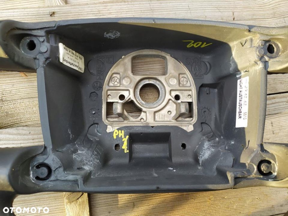 VOLKSWAGEN PHAETON KIEROWNICA CZARNA ANTHRAZIT - 10