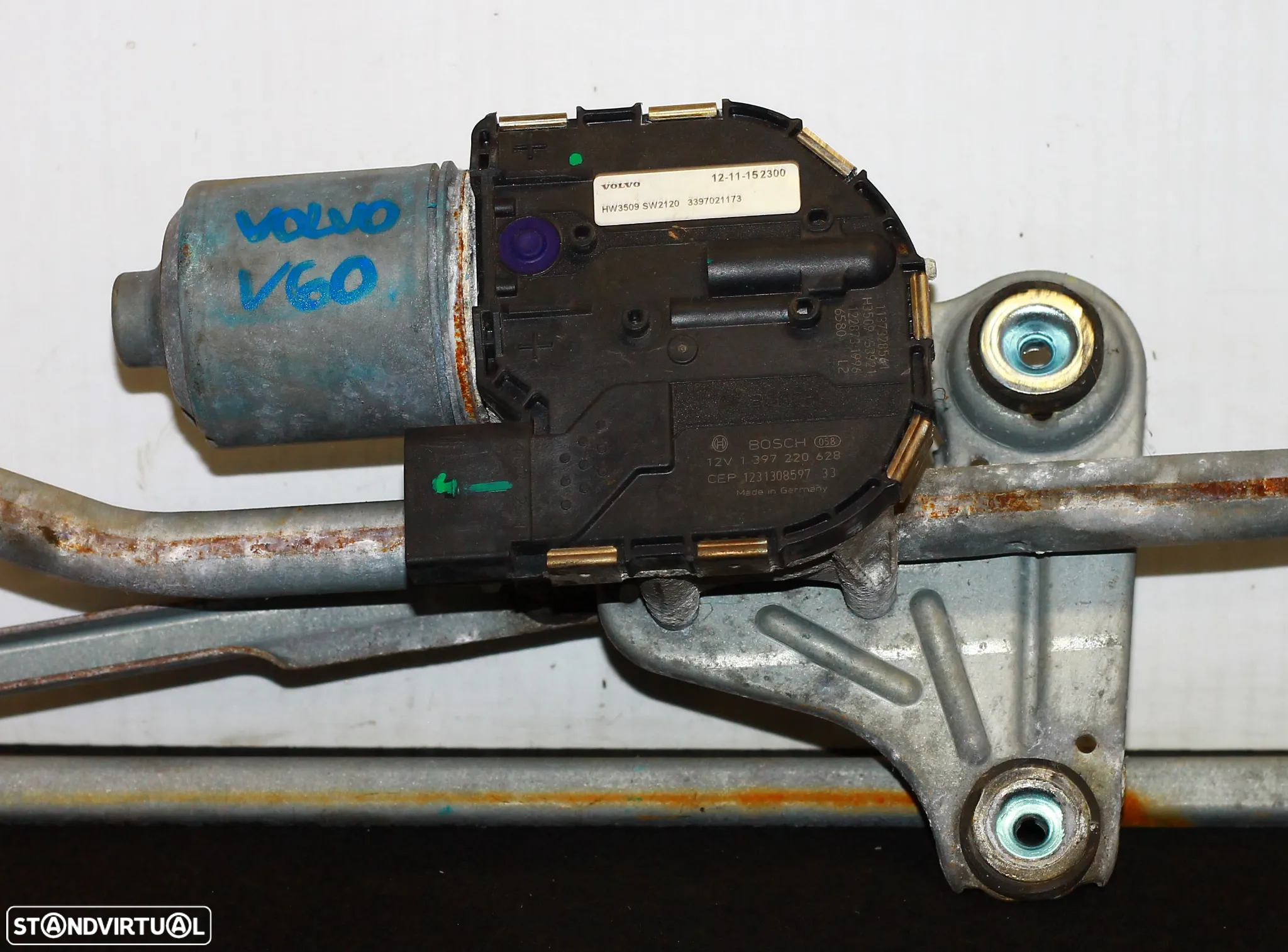 MOTOR LIMPA PARA-BRISAS VOLVO V60 - 3