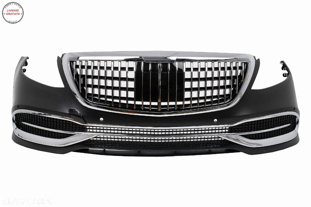 Kit Exterior Complet Mercedes S-Class W221 (2005-2013) Conversie Completa la W222 - livrare gratuita - 2