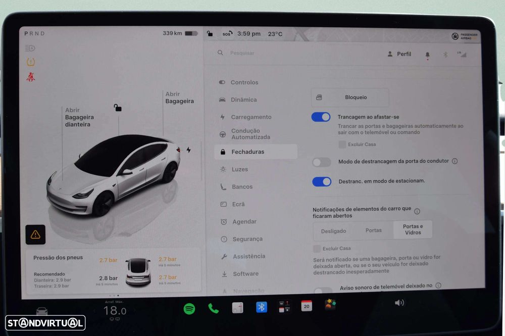 Tesla Model 3 Long Range Tração Integral Premium - 9