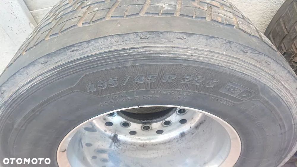 # SCANIA V8 KOŁA FELGI ALUMINIOWE OPONY ALCOA 495/45 385/55 R 22.5 MICHELIN X ONE MULTI XFA2 ENERGY KOŁA OPONY FELGA FELGI ALUMINIOWE ALCOA DURA BRIGHT 22.5x17.00 842512 - 3