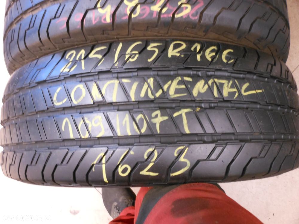 Opony 215/65r16c continental conti van contact 100 8,5mm lato para - 2