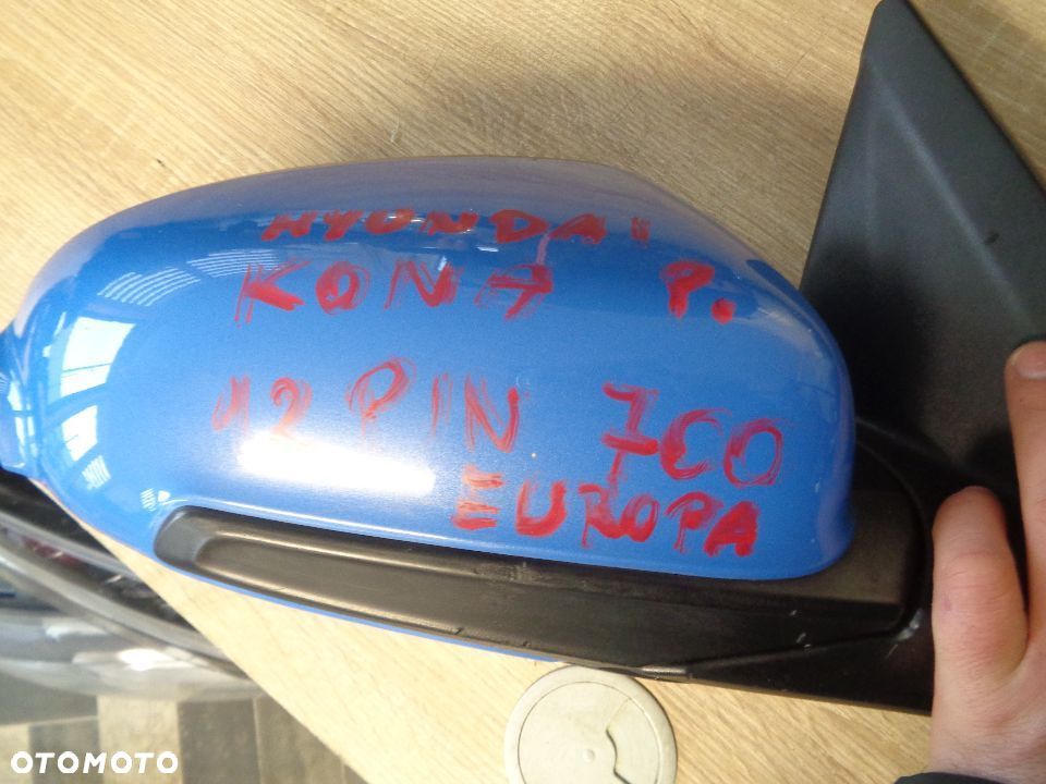 HYUNDAI KONA LUSTERKO ZEWNĘTRZNE PRAWE EUROPA 12 PIN - 2