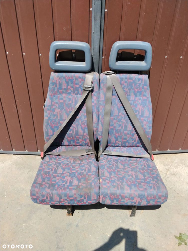 Fotele TYŁ Tylny Podwójny z pasami Bus - 2