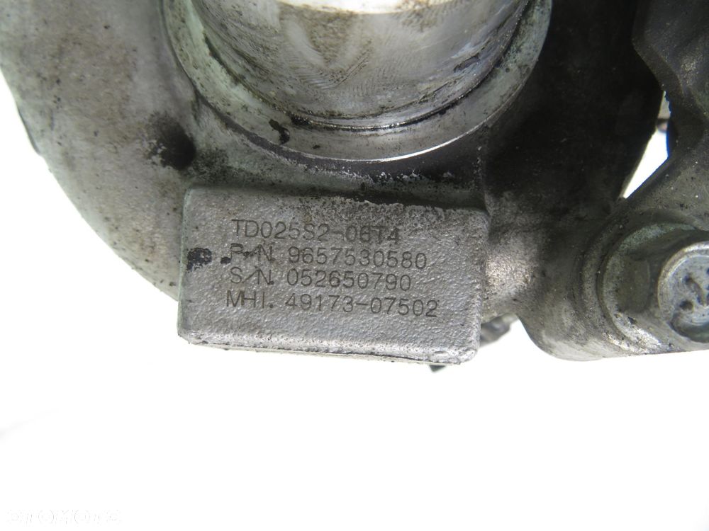 TURBOSPRĘŻARKA PEUGEOT 307 1.6 HDi 9657530580 4917307502 - 6