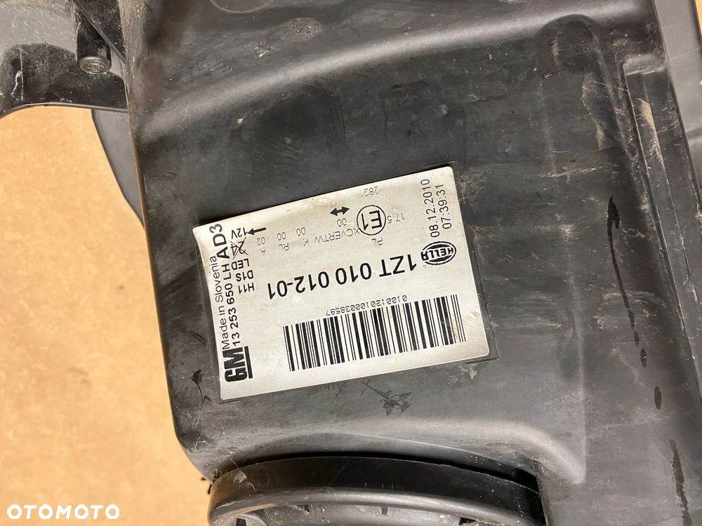 LAMPY PRZÓD OPEL ASTRA J IV XENON SOCZEKWA SKRĘTNE LAMPA PRAWA LEWA 13374518 13253650 - 7