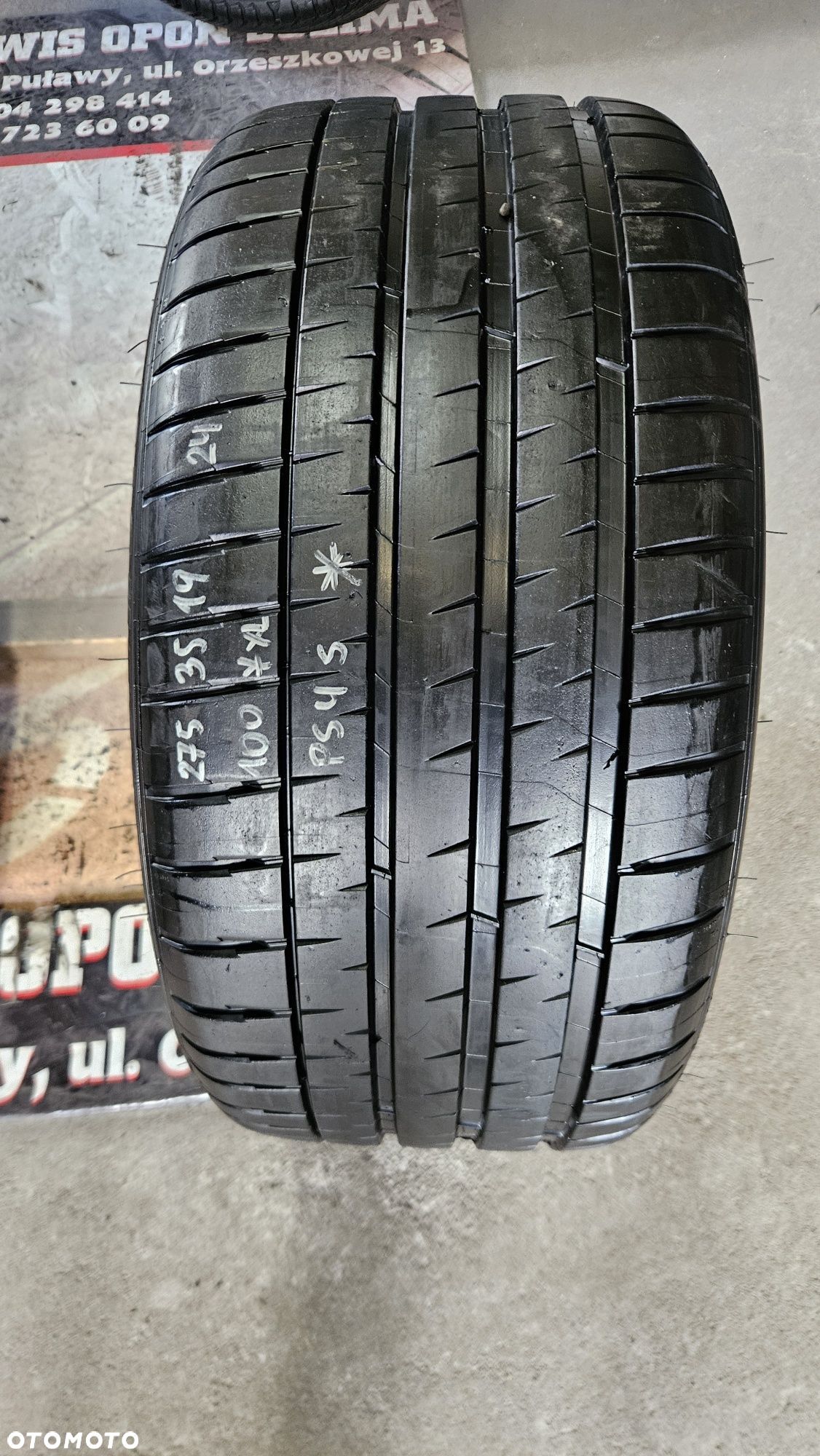 opona używana 275/35R19 Michelin Pilot Sport 4S * - 1