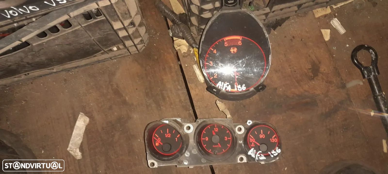 Manometros Gasolina Horas temperatura e rotações alfa 156 - 1