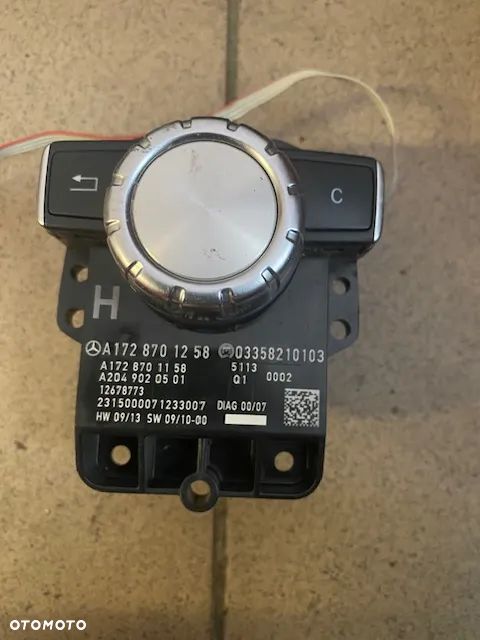 Panel sterowania przełącznik Mercedes SLK SLC W172 A1728701258 - 2