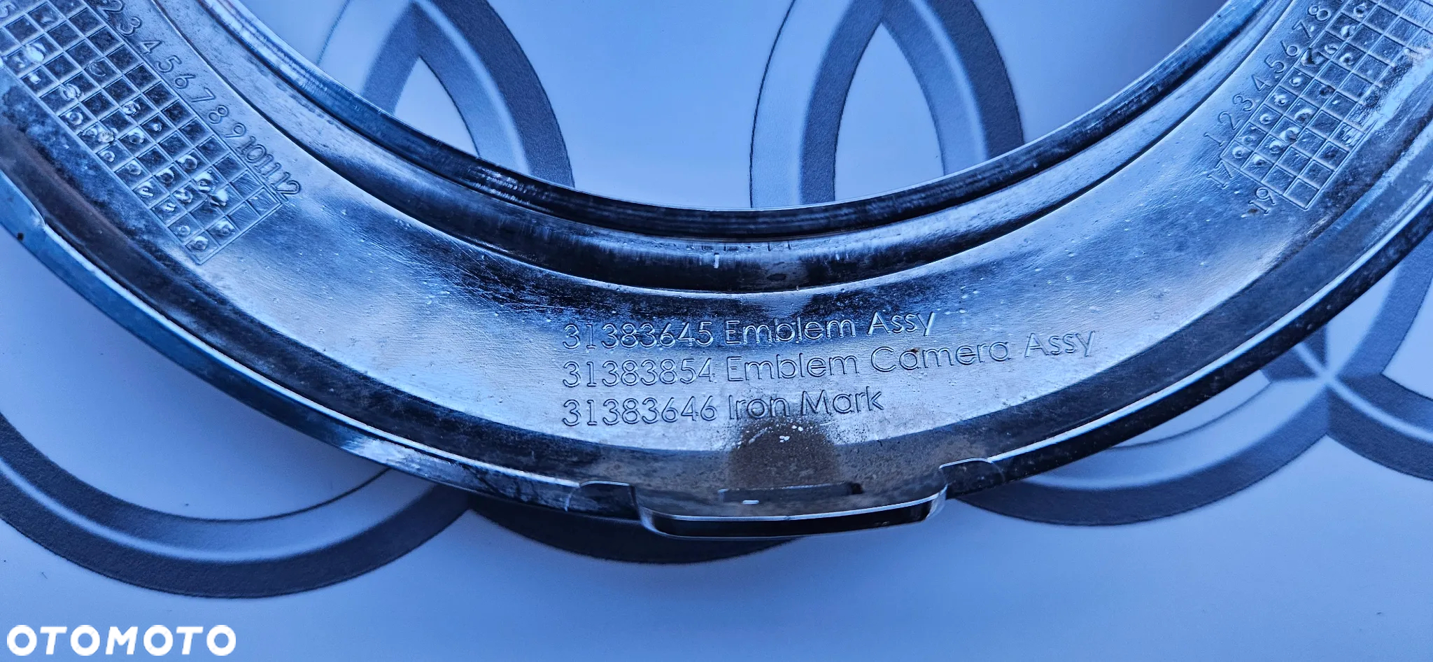 Volvo XC 60 2018- XC 90 2016- V90 S90 2016- Znaczek atrapy Logo Emblemat Grill 31383645  Oryginał Ładny - 9