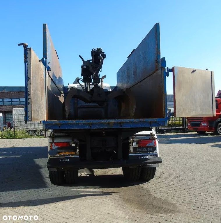 MAN TGS 26.400 6x6 – Wywrotka 3-stronna Meiller + Żuraw HIAB 166 E3 HIPRO – 429.222 km – Euro 4 - 30