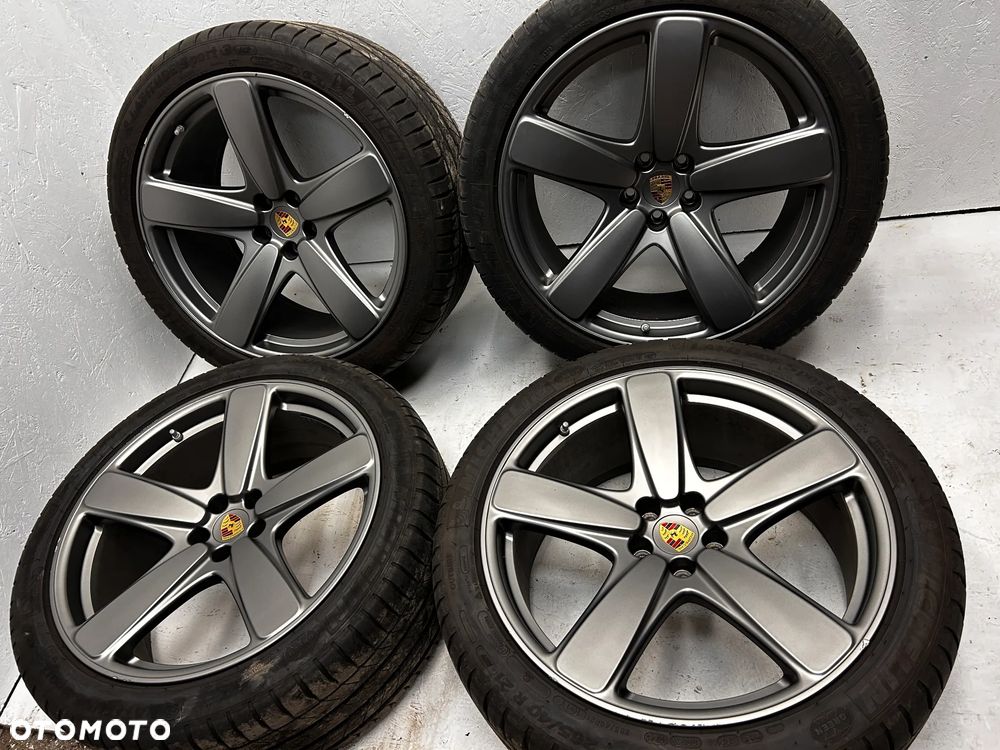 KOŁA FELGI OPONY LETNIE PORSCHE MACAN 95B TURBO 265/40 R21 295/35 R21 - 9