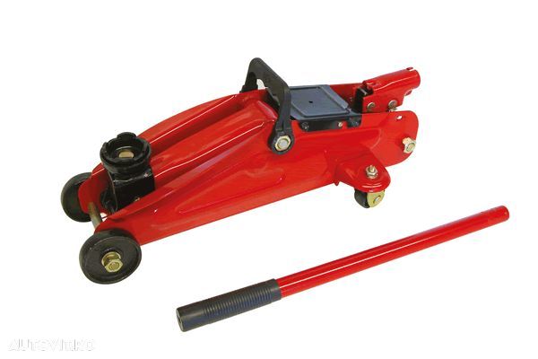 Cric hidraulic tip crocodil Carpoint 2000 kg pe roti cu deschidere maxima de 34.2 cm - 1