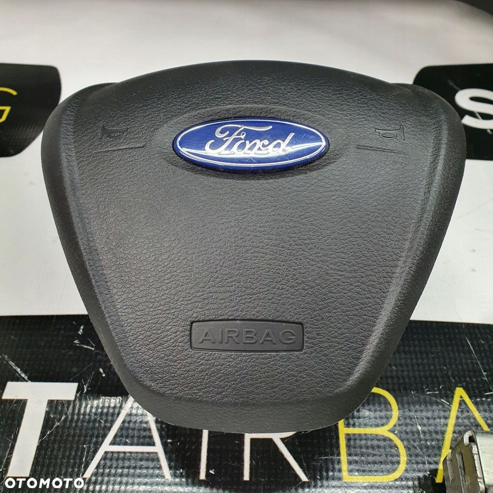FORD FIESTA MK7 CZARNA LIFT DESKA ROZDZIELCZA KONSOLA KOKPIT PULPIT PODUSZKI AIRBAG AIR BAG PASY KIT SET - 6