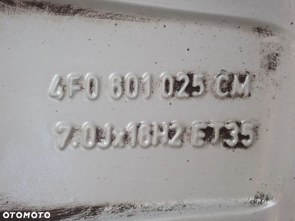 FELGI ALUMINIOWE AUDI 4F0601025CM 5X112 7,5X16 ET 35 4F0601025CM - 10