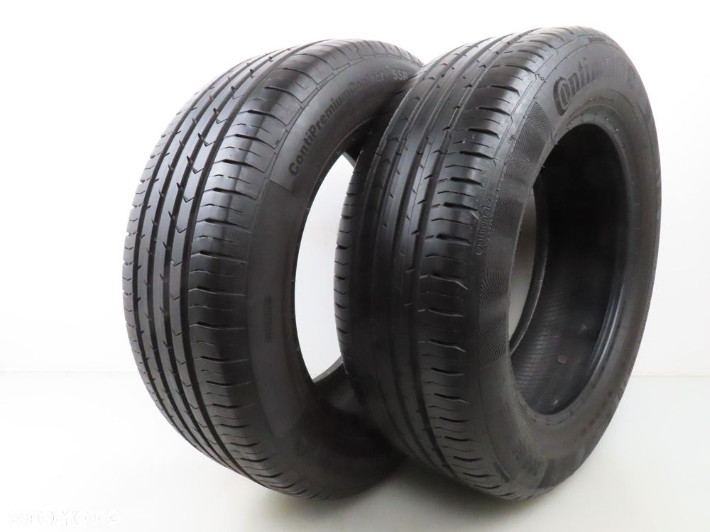 2x 205/60R16 OPONY LETNIE Continental ContiPremiumContact 5 92V SSR RSC * - 1