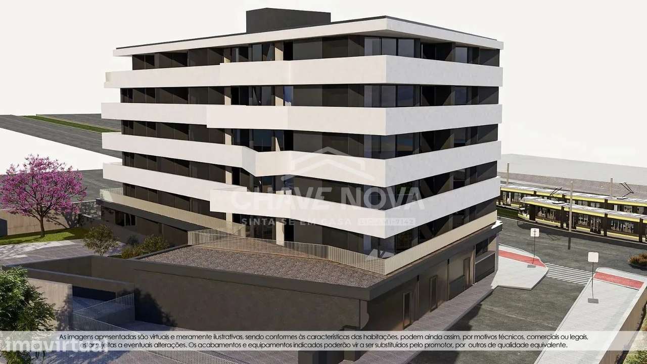 T1 Novo c/ Lugar de Garagem em Vila Nova de Gaia - Grande imagem: 2/8