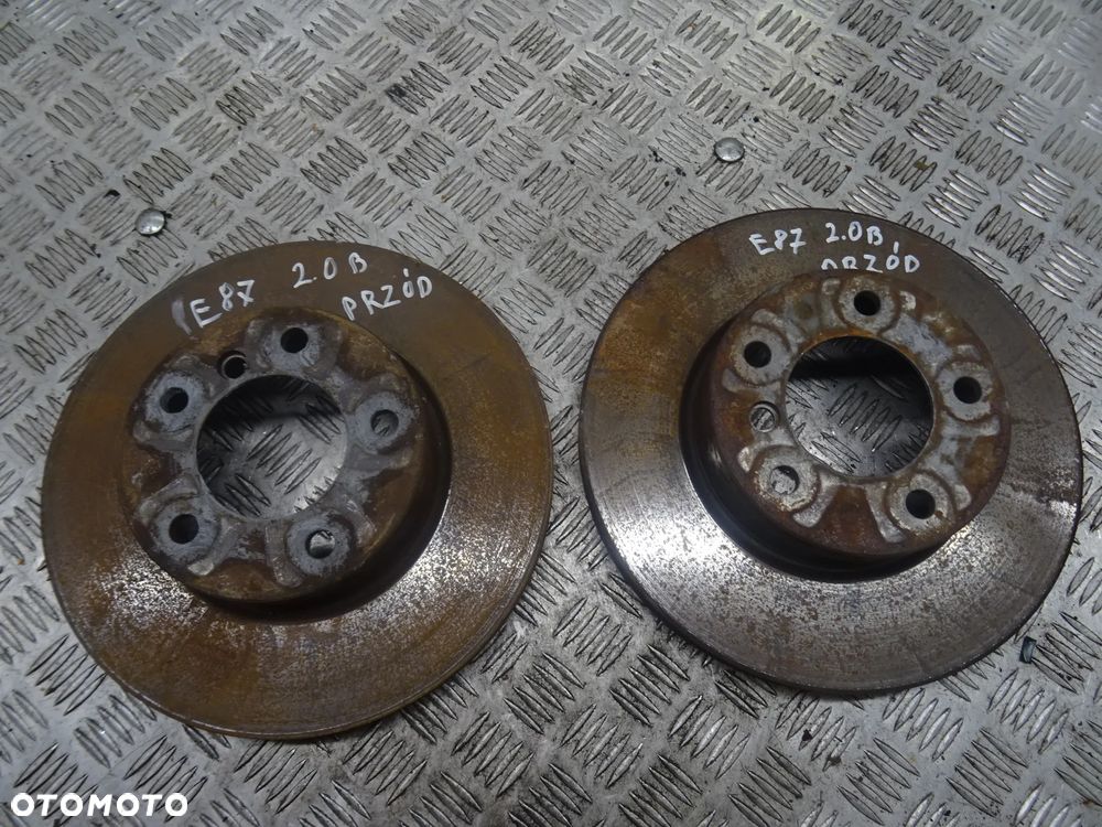 BMW E87 04-07 2.0B TARCZE HAMULCOWE PRZÓD PRZEDNIE - 1