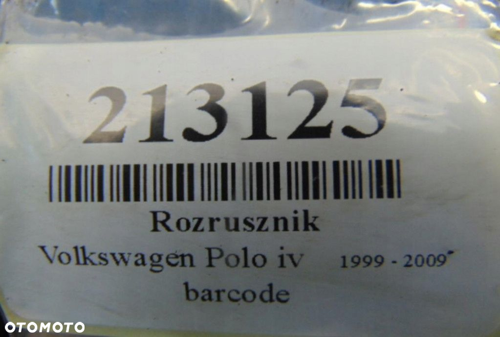 VOLKSWAGEN POLO IV 9N 1.2 6V ROZRUSZNIK - 9