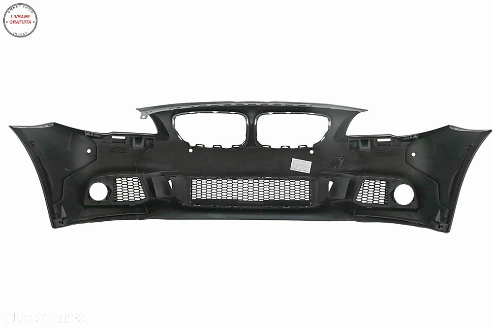 Bara Fata cu Praguri Laterale si Grile Centrale BMW Seria 5 F10 F11 (07.2010-2013)- livrare gratuita - 7