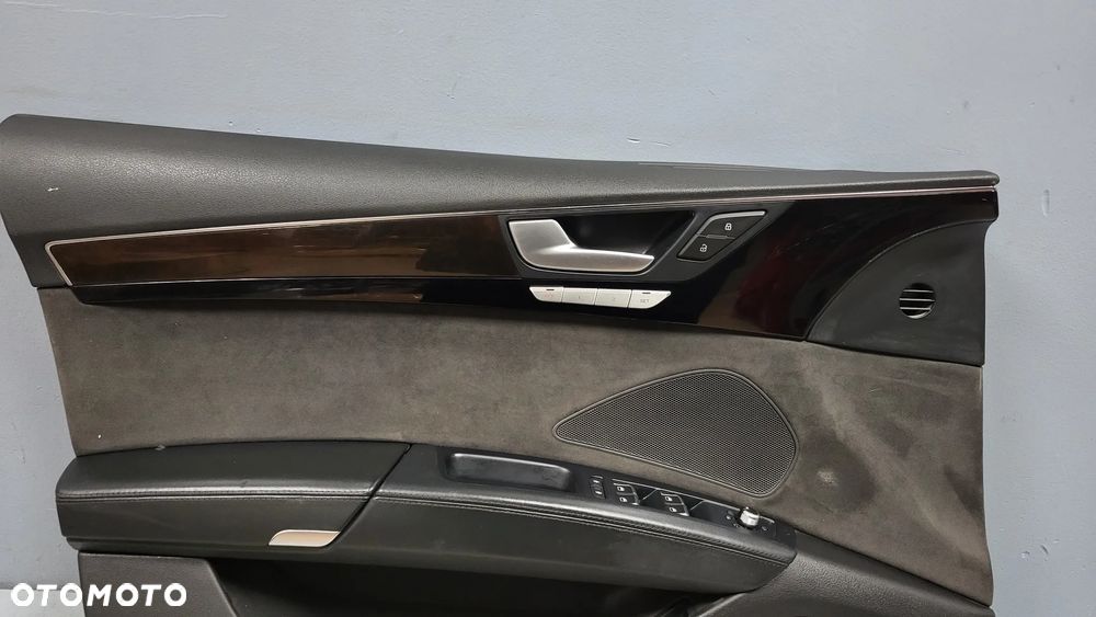 Boczek Drzwi Lewy Przód Alcantara Audi A8 D4 Kompletny - 2