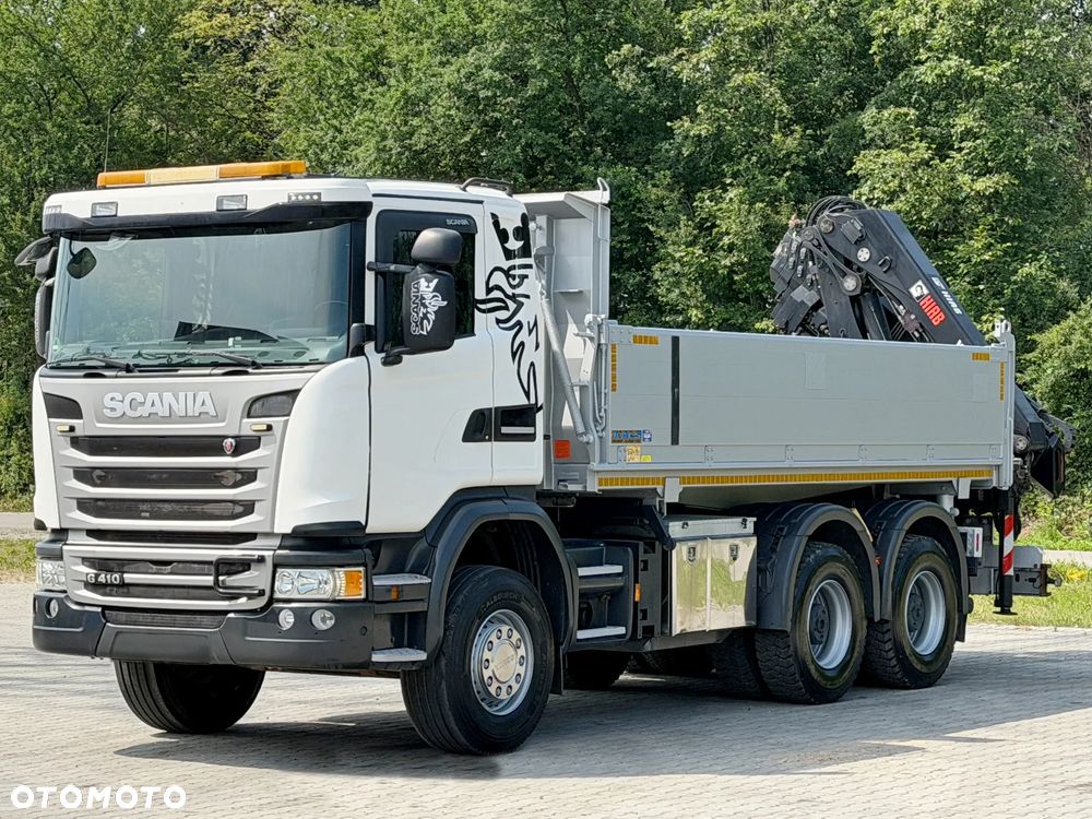 Scania G 410 * WYWROTKA 5,20 m + HIAB 211 EP-5 HIPRO + PILOT / 6x4 - 4