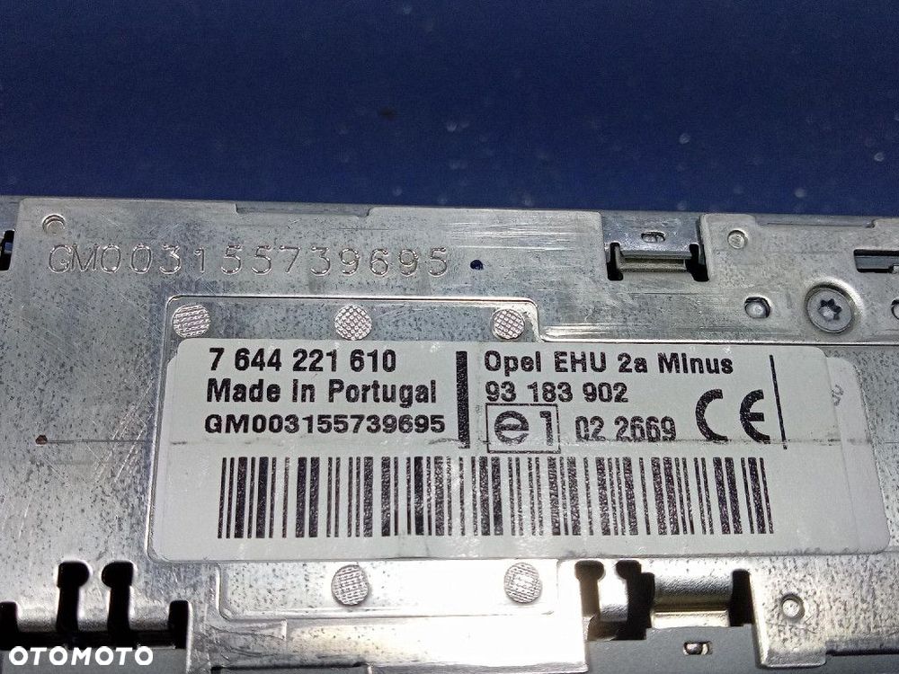 OPEL ASTRA III H RADIO FABRYCZNE OEM CD 30 WYŚWIETLACZ 93183902 - 6