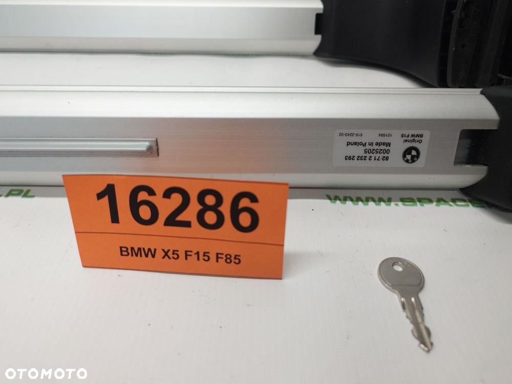 Bagażnik dachowy bazowy belki poprzeczki Oryginał BMW X5 F15 F85 - 7