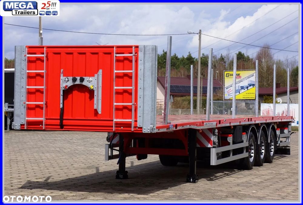 Mega Platforma 13.60 m, HEAVY OMEGA - kontenery, palety, stal -UNIWERSALNA !!! - 5