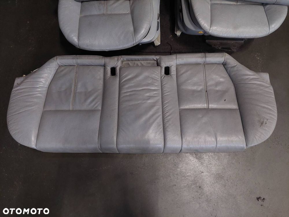 KOMPLET FOTELI L/P PRZÓD + KANAPA + BOCZKI BMW E39 LIFT KOMFORTSITZE ŁAMANE - 6