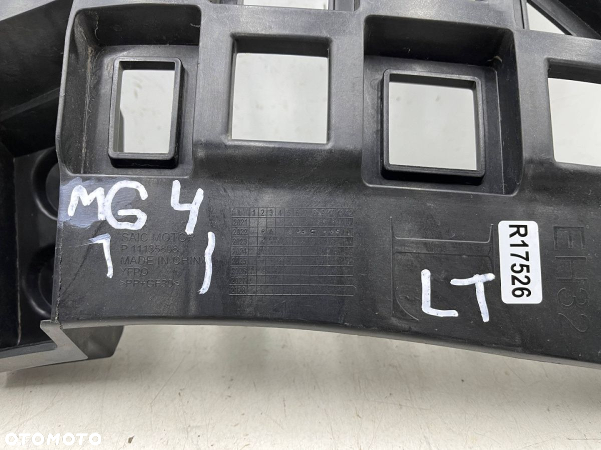 Ślizg MG 4 Electric 22r.- lewe tylne mocowanie wspornik uchwyt zderzaka lewy tył 11135808 - 11