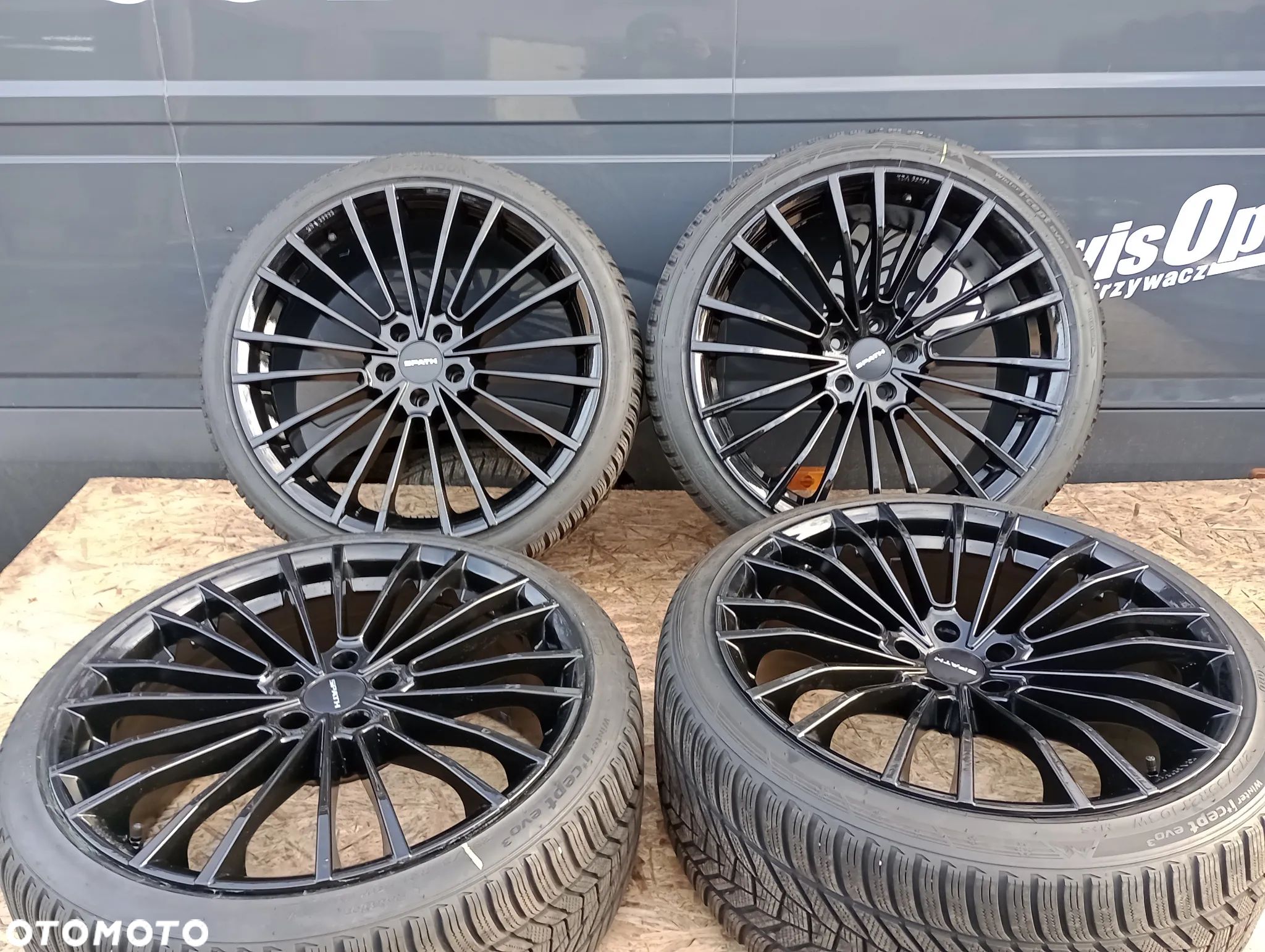 KOŁA ZIMOWE ALUMINIOWE TESLA Y R21 DWIE SZEROKOŚCI 2x 9,5J 2x10,5J OPONY 2x 255/35 R21 92V 2x 275/35 R21 103W HANKOOK WINTER ICEPT EVO 3 CZUJNIKI TPMS - 1