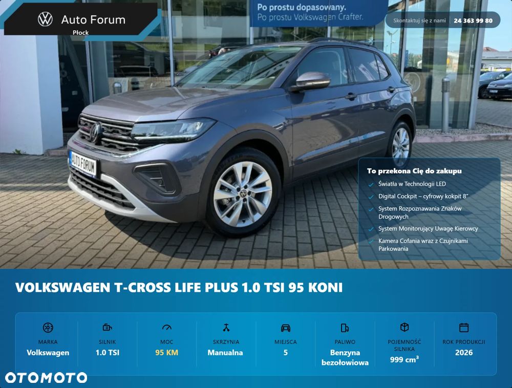 Volkswagen T-Cross 1.0 TSI Life Plus - 1