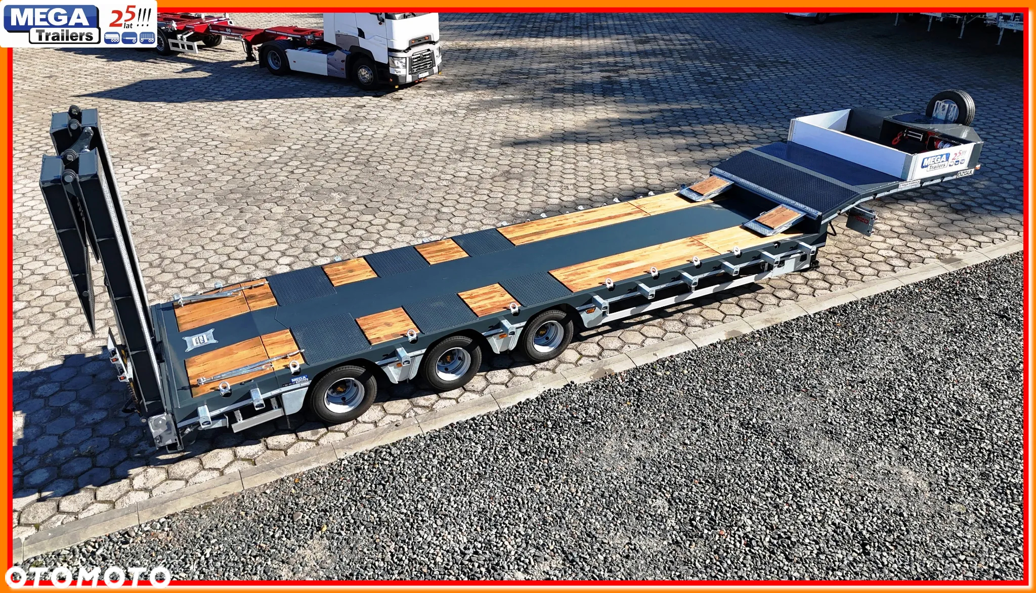 Mega SEMIK 3-osie,  do ciągnika 6x4,  ład. 46 Ton HOMOLOGACJA COC (UE) !!! - 5