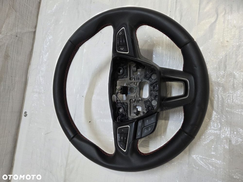 KIEROWNICA MULTIFUNKCJA FORD KUGA MK2 LIFT ST CZERWONA NIĆ - 1