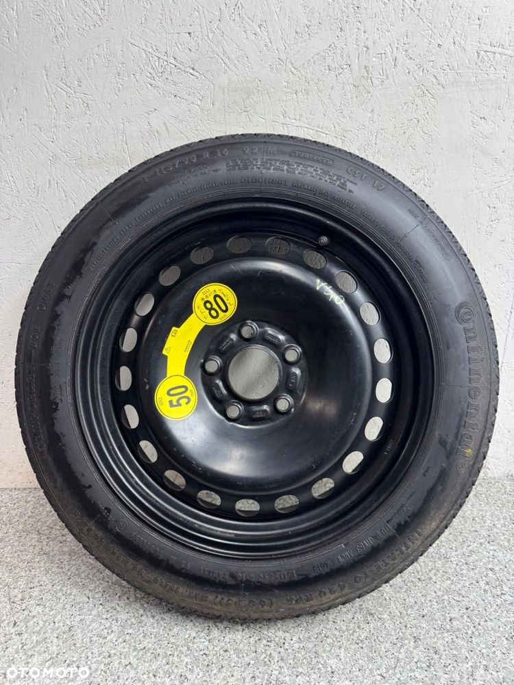 koło dojazdowe zapasowe 115/90 r16 et 25 v40 ii 2012-2018r 30683913 - 3
