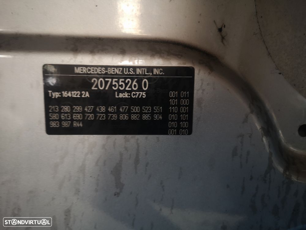 Capô Capot original Mercedes ML W164 2006-2009 - 5