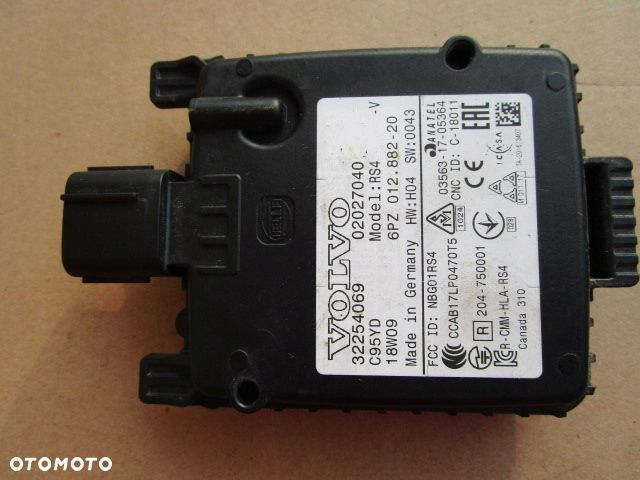 VOLVO V90 S90 XC90 XC60 V60 S60 MODUŁ CZUJNIK SENSOR BLIS 32254069 - 1