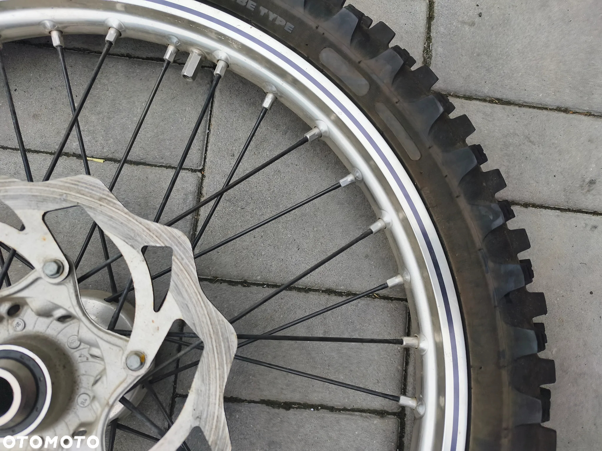 Koło przód, przednie, felga, opona, tarcza hamulcowa przód KTM, Husqvarna, GasGas, Husaberg Excel 21x1,6 - 4