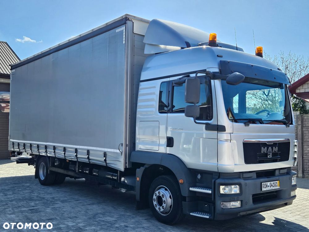 MAN TGM 15.290 / FIRANKA / AUTOMAT / CAŁY NA PODUSZKACH / KLIMA POSTOJOWA / BEZ ADBLU / BEZ DPF / SPROWADZONY / 18 PALET / E5 /  WINDA / NISKI PRZEBIEG - 6