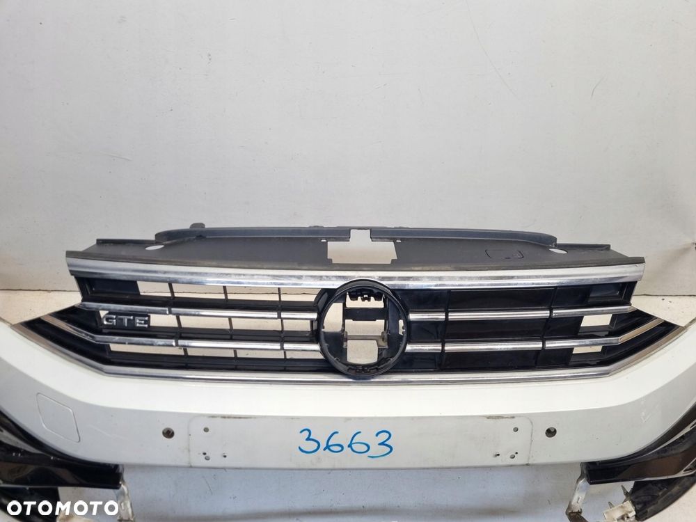 vw passat b8 lift gte 3g0 zderzak przód przedni grill - 4