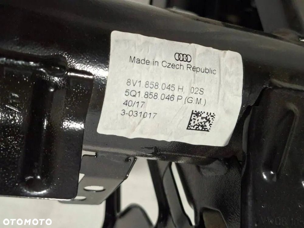 Audi A3 S3 8V 2018 Wzmocnienie belka deski rozdzielczej konsoli 8V1858045H - 9