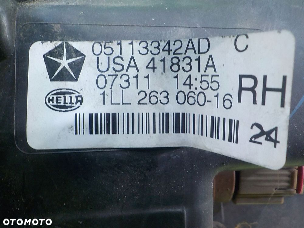 GRAND VOYAGER IV LIFT 2.8 CRD AUT 07r 5D XENON lampa prawa przod 1LL263060 - 6