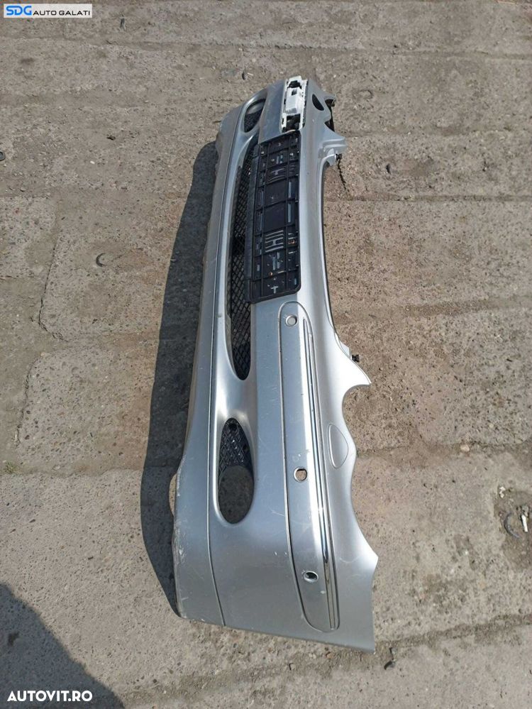 Bara Spoiler Fata Completa cu Capace Spalatoare Faruri Mercedes Clasa C Class W203 2001 - 2004 Culoare 744 [L0523] - 5