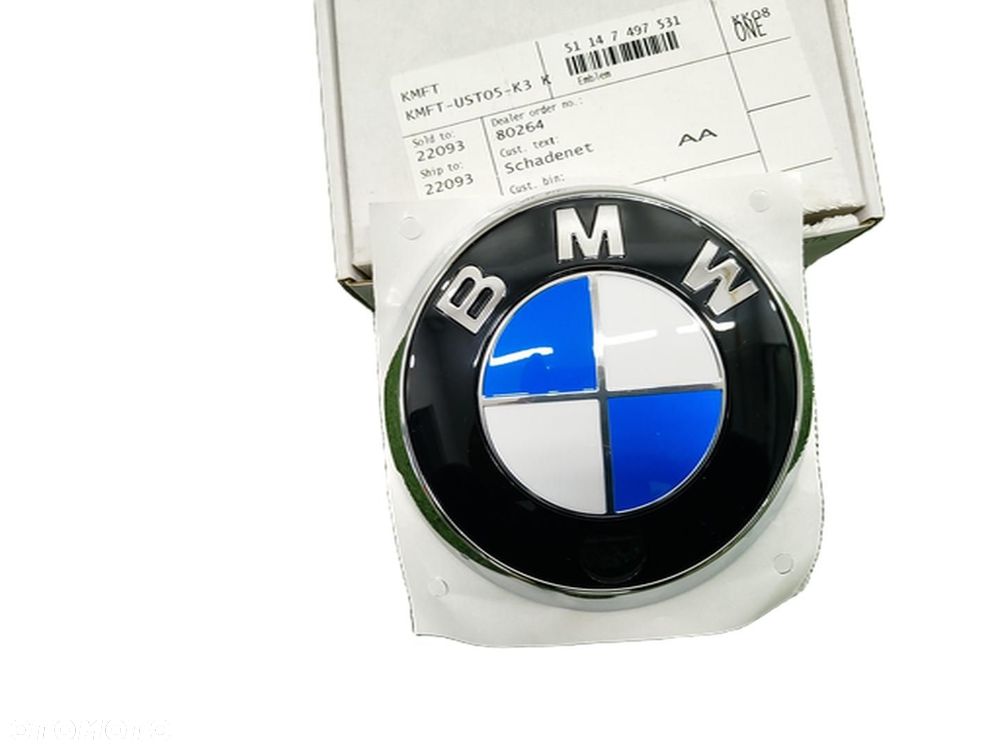 Emblemat Logo Znaczek BMW 4 G22 G23 G26 7497531 - 2