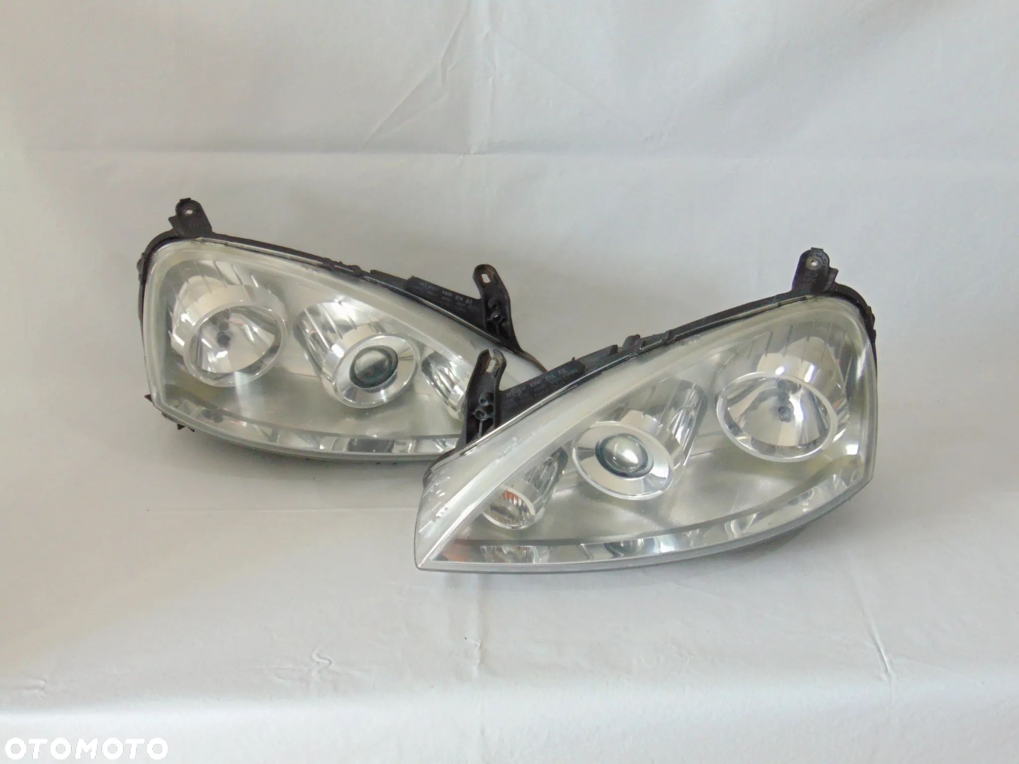 ORYGINAŁ lampa przednia przód lewa prawa soczewka Opel Corsa C FL lift 03-06r EUROPA - 1